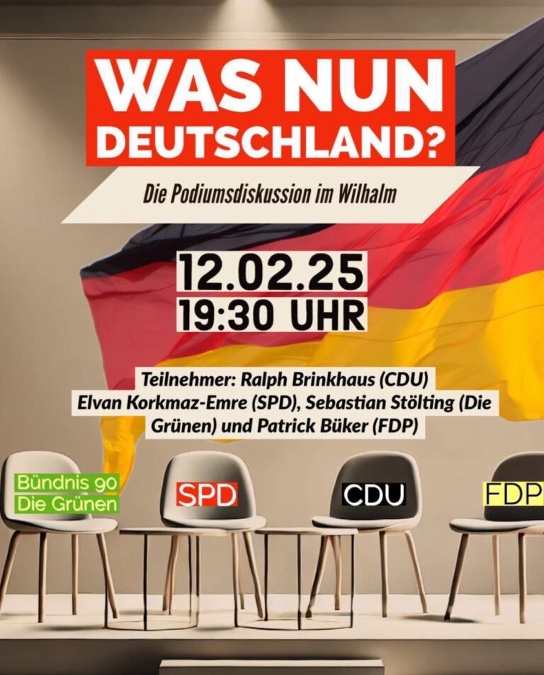 Podiumsdiskussion im Wilhalm